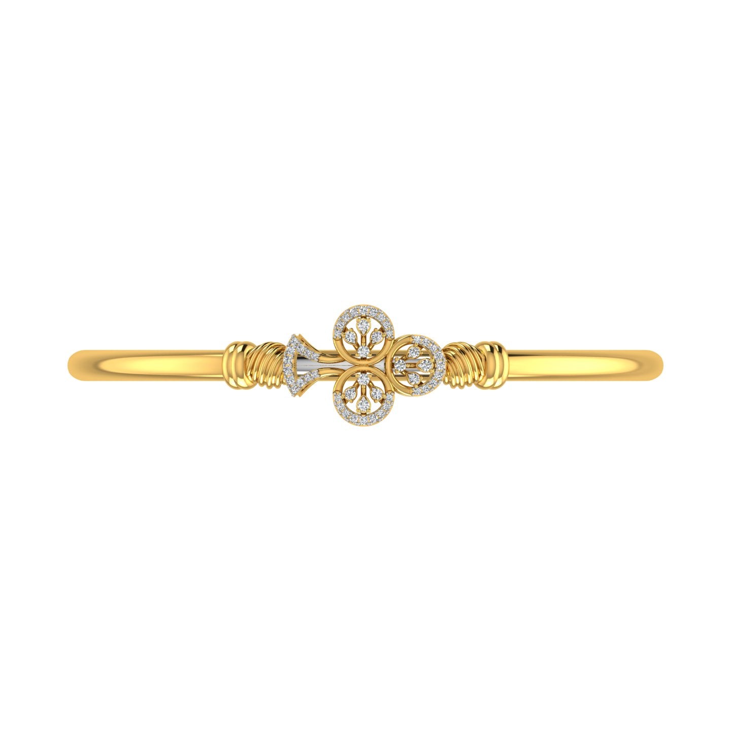 Trio Bloom Diamond Kada
