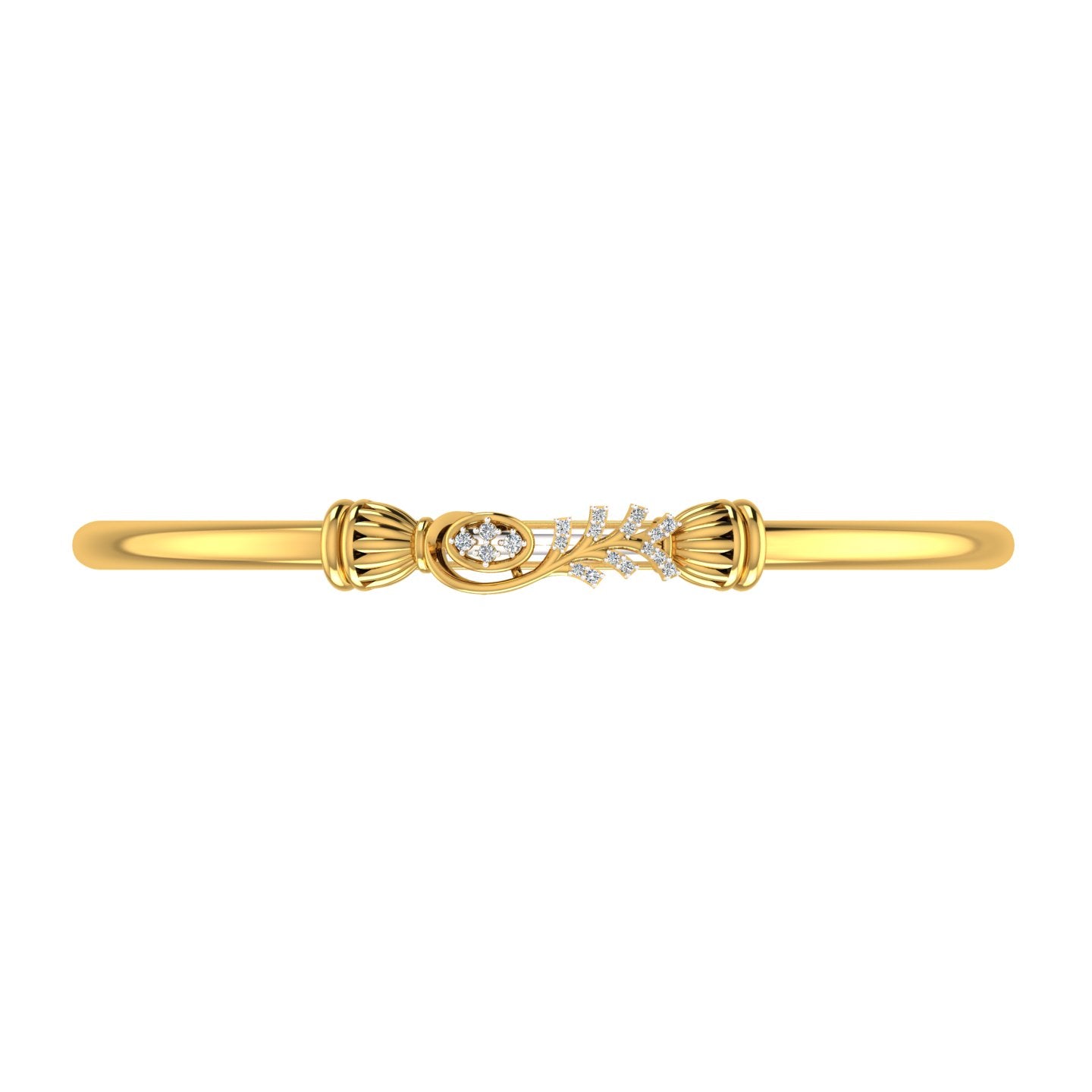 Floral Vine Diamond Kada