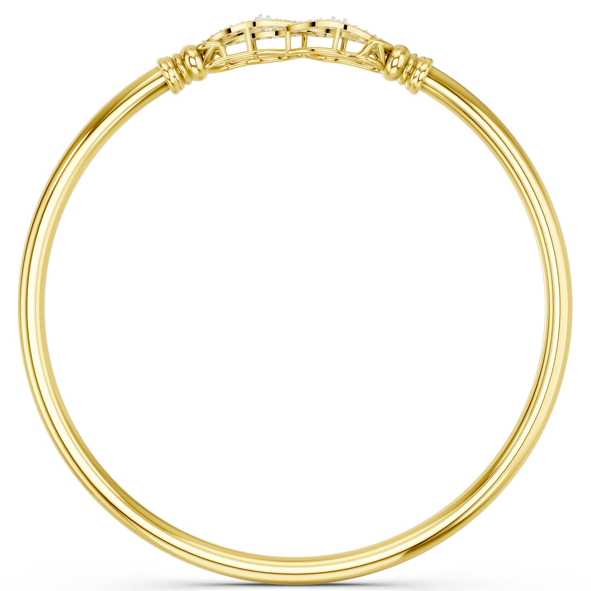 Eternal Leaf Diamond Bangle