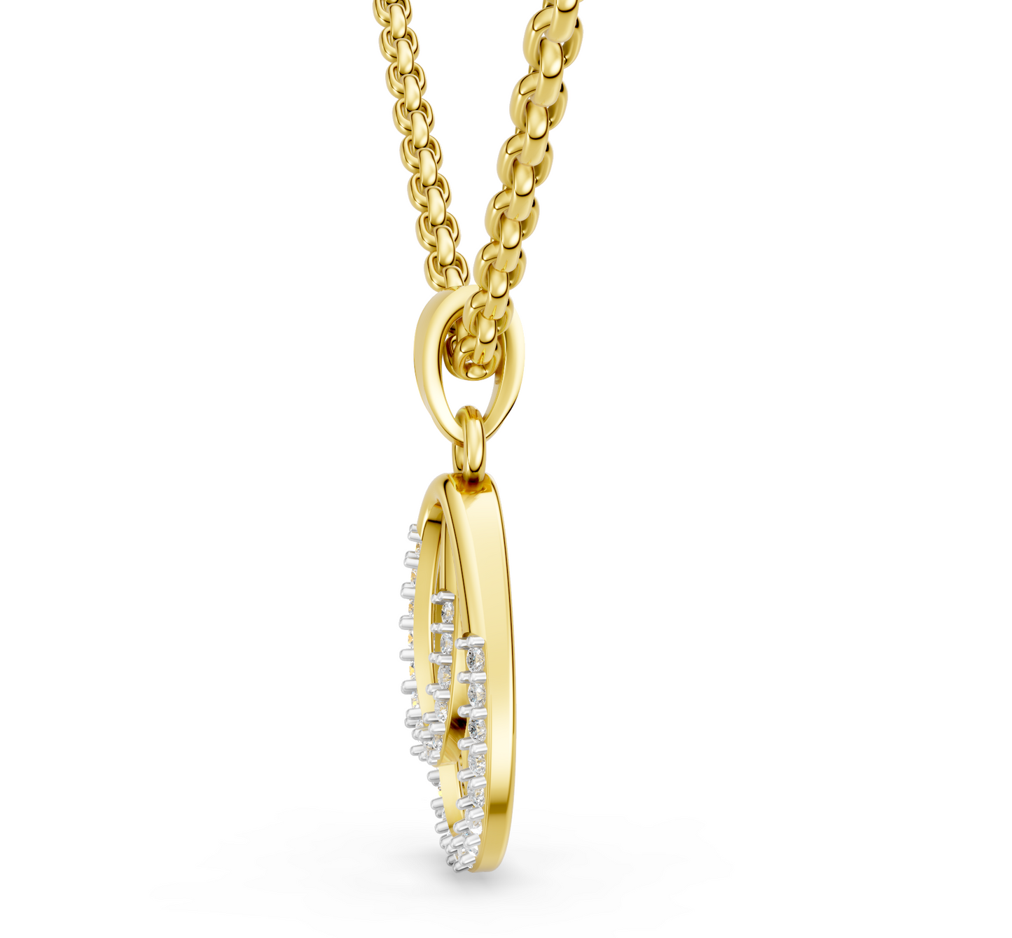 Infinity Aura Diamond Pendant