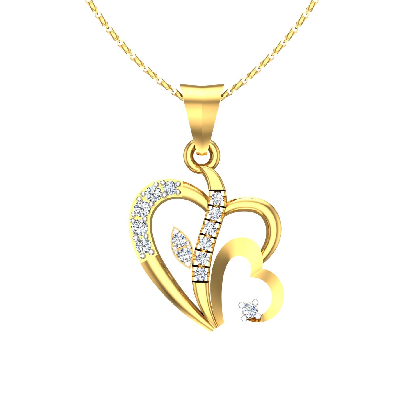 Butterfly Grace Diamond Pendant