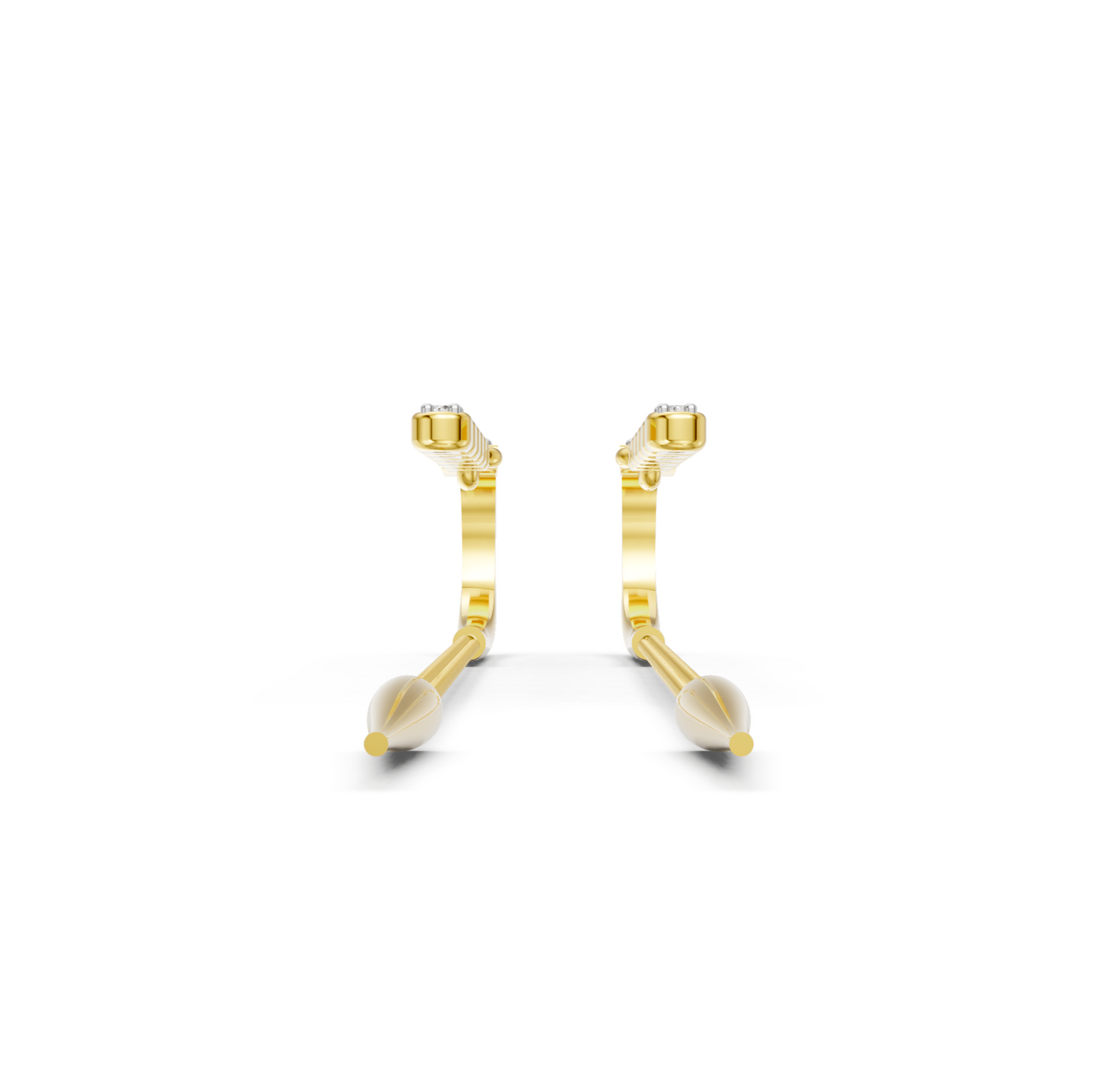 Linear Radiance Diamond Sui Dhaga Earrings
