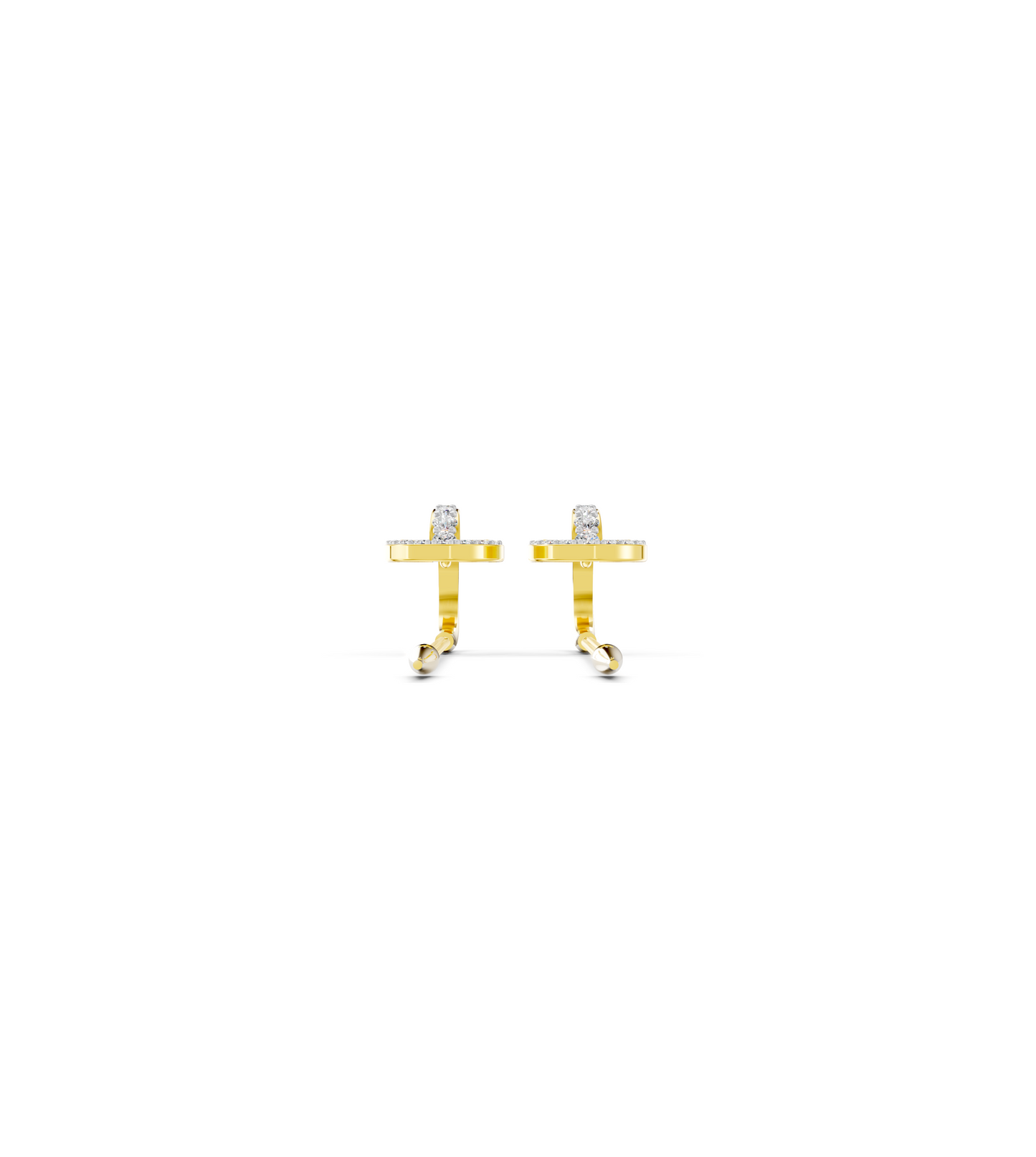 Celestial Halo Diamond Sui Dhaga Earrings
