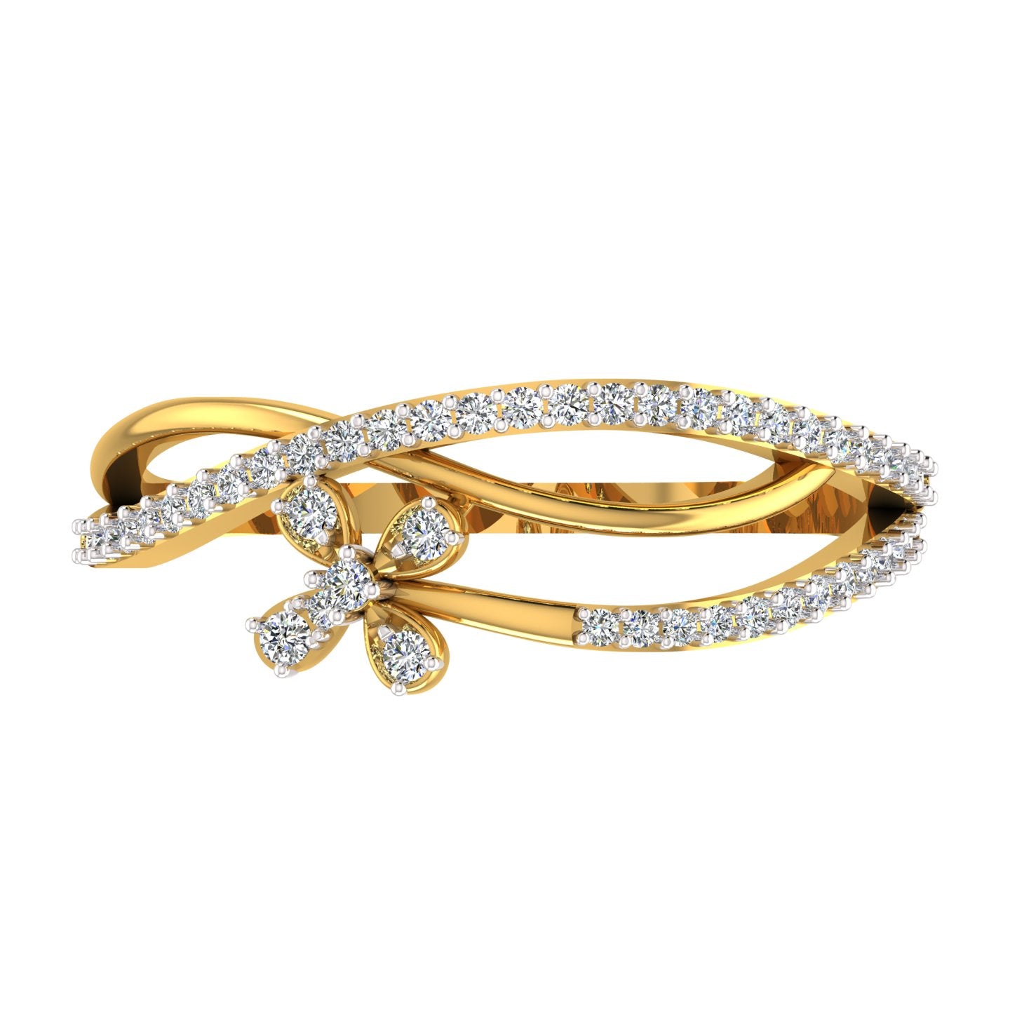 Flutter Bloom Diamond Ring