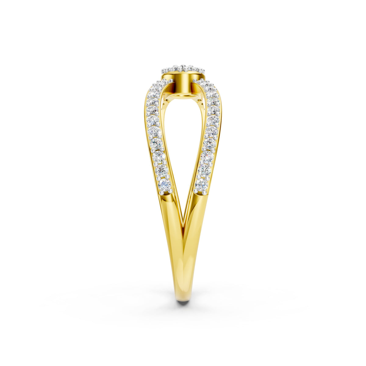 Infinity Blossom Diamond Ring