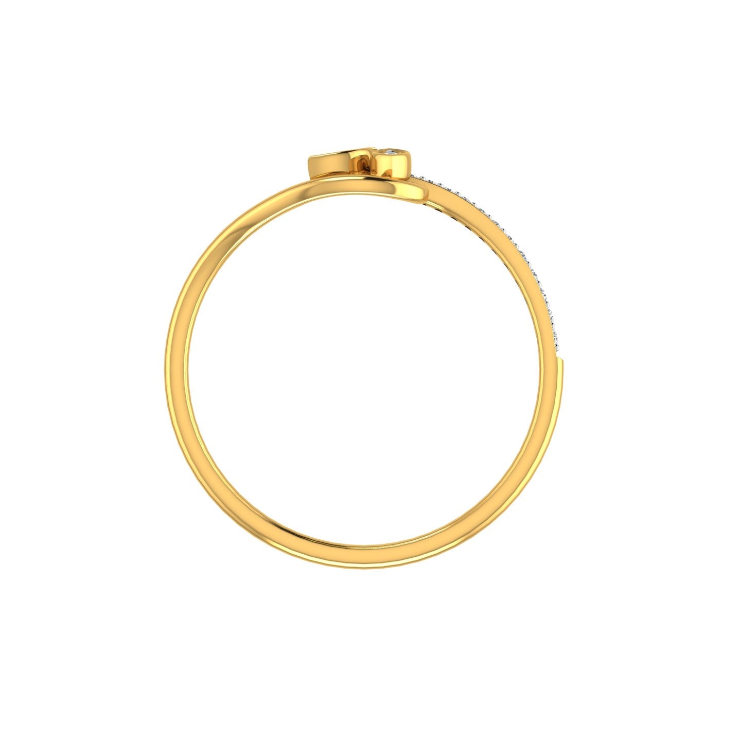 Leaf of Grace Diamond Ring