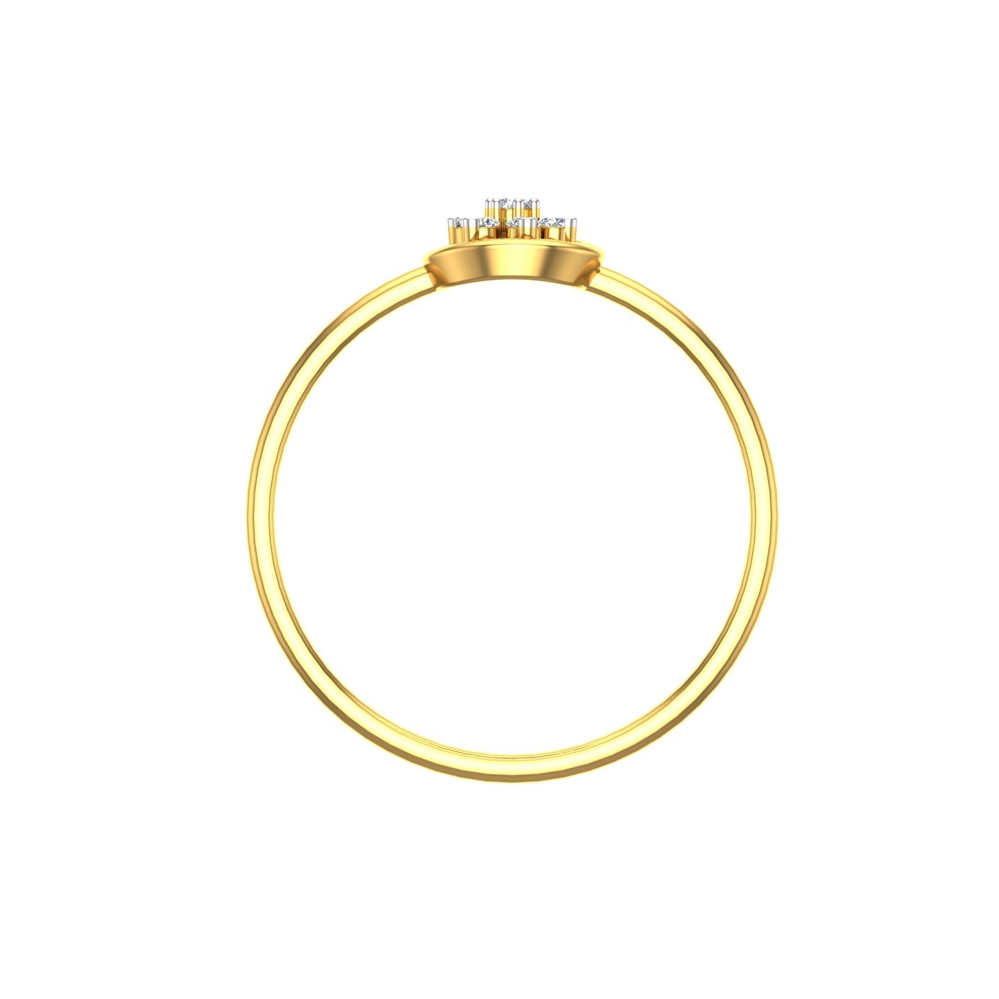 Eterna Swirl Diamond Ring