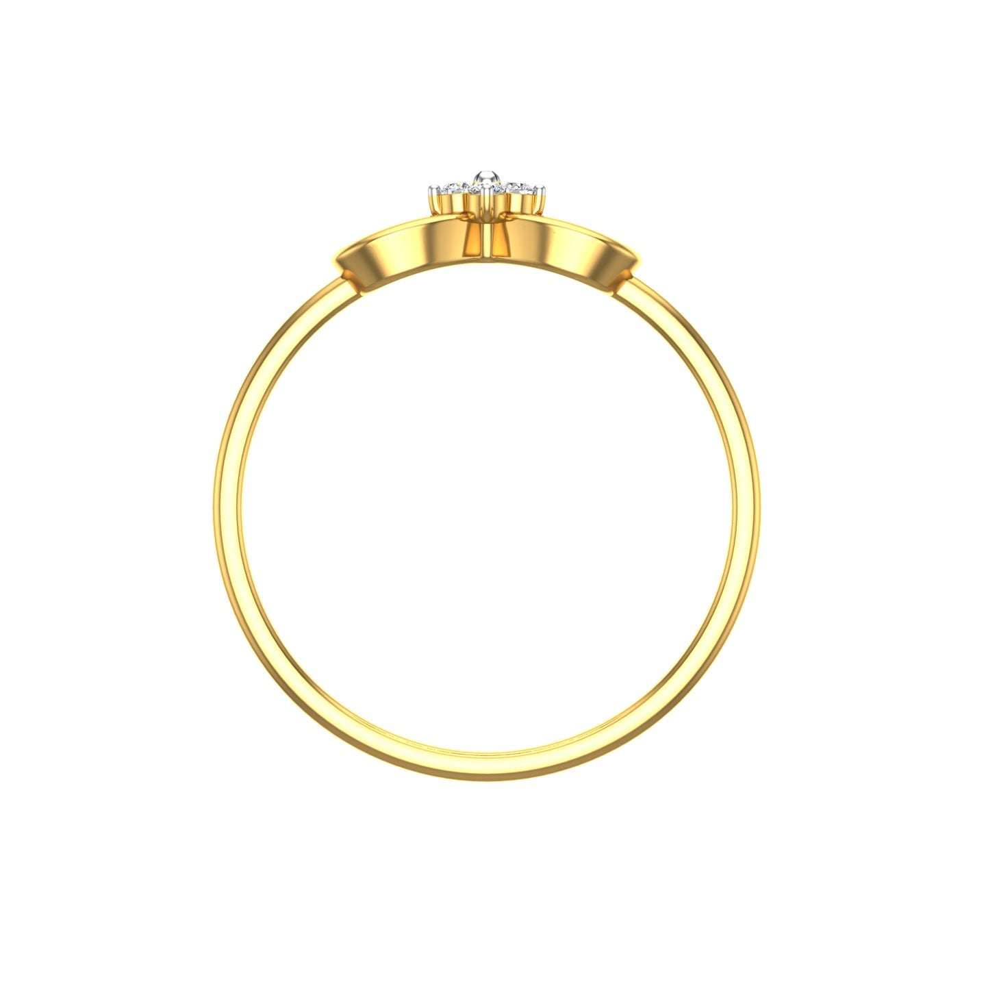 Infinity Petal Diamond Ring