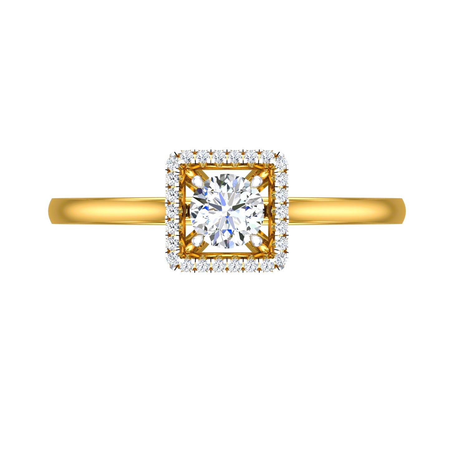 Royal Diamond Frame Ring
