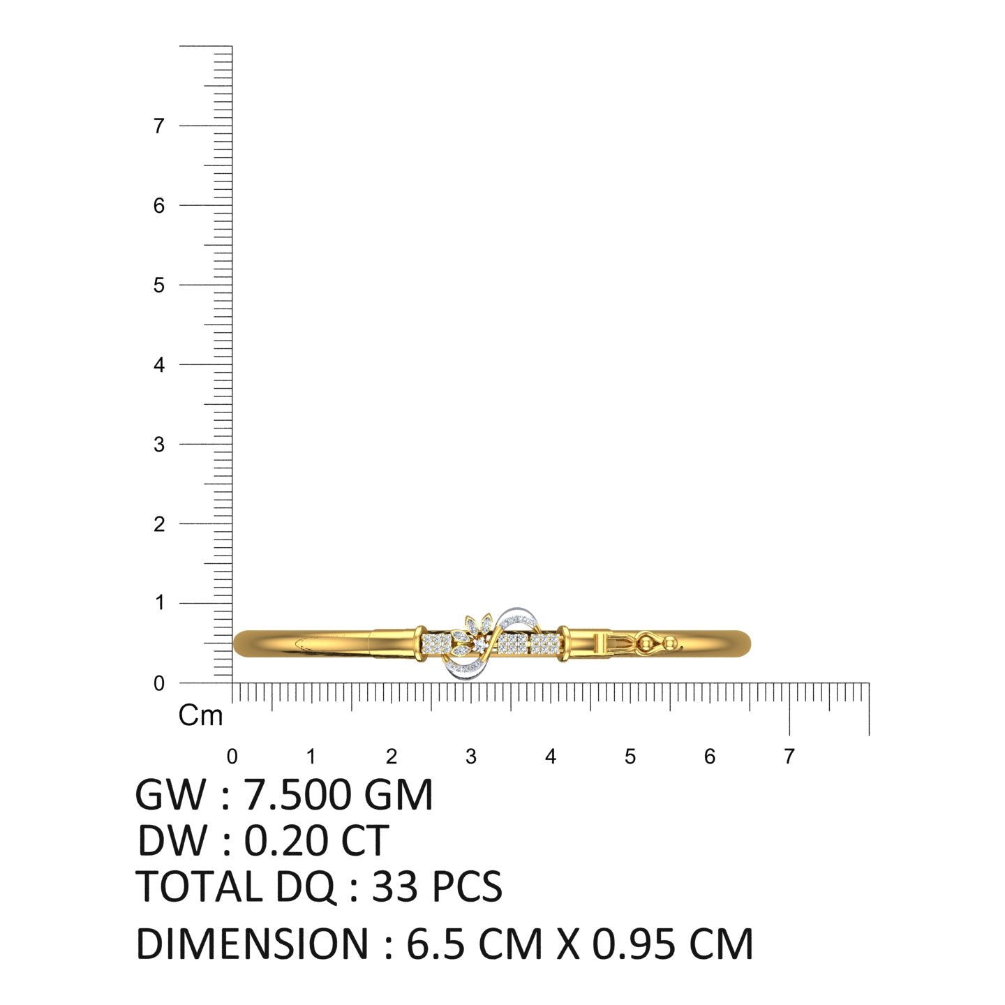 Swaying Flora Diamond Noa Bangle