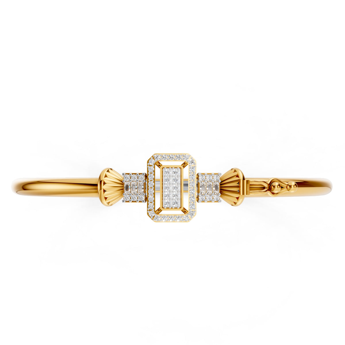 Regal Frame Diamond Bangle