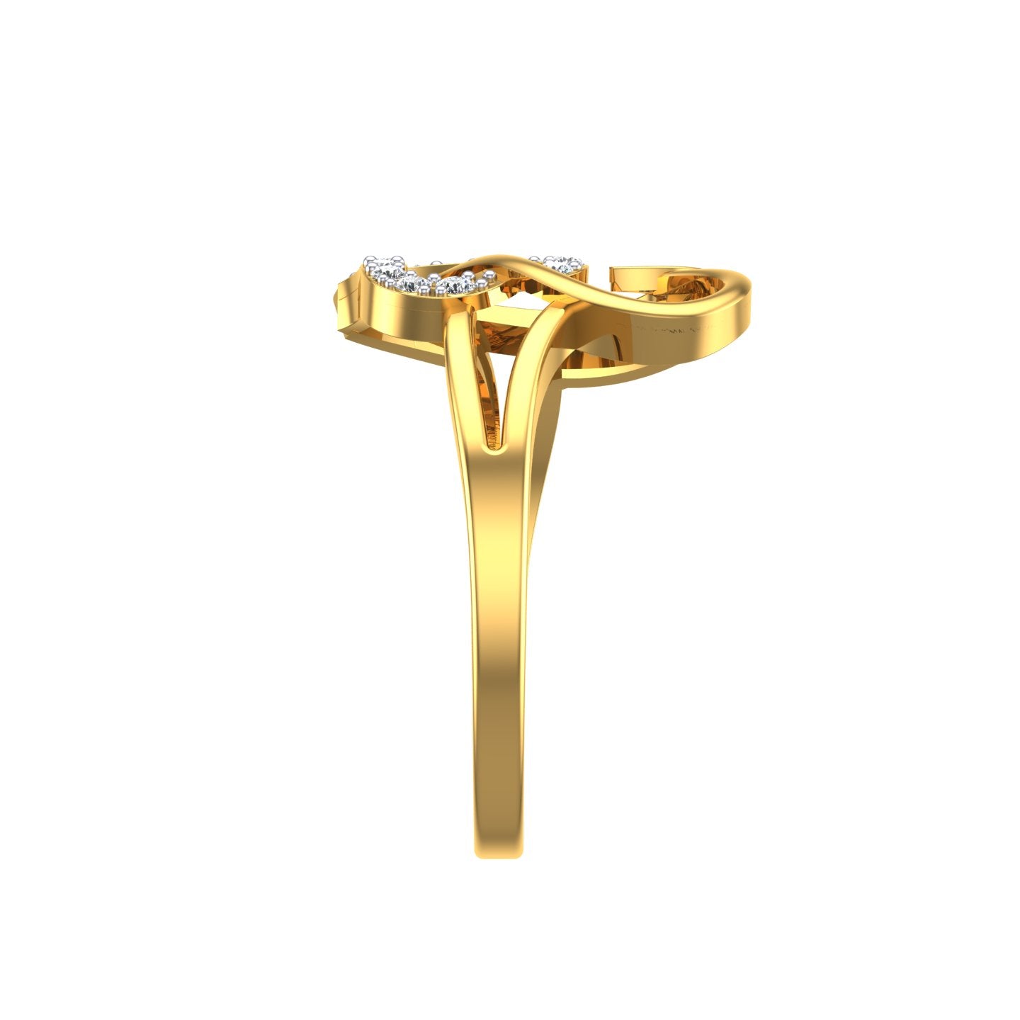 Infinity Hearts Diamond Ring