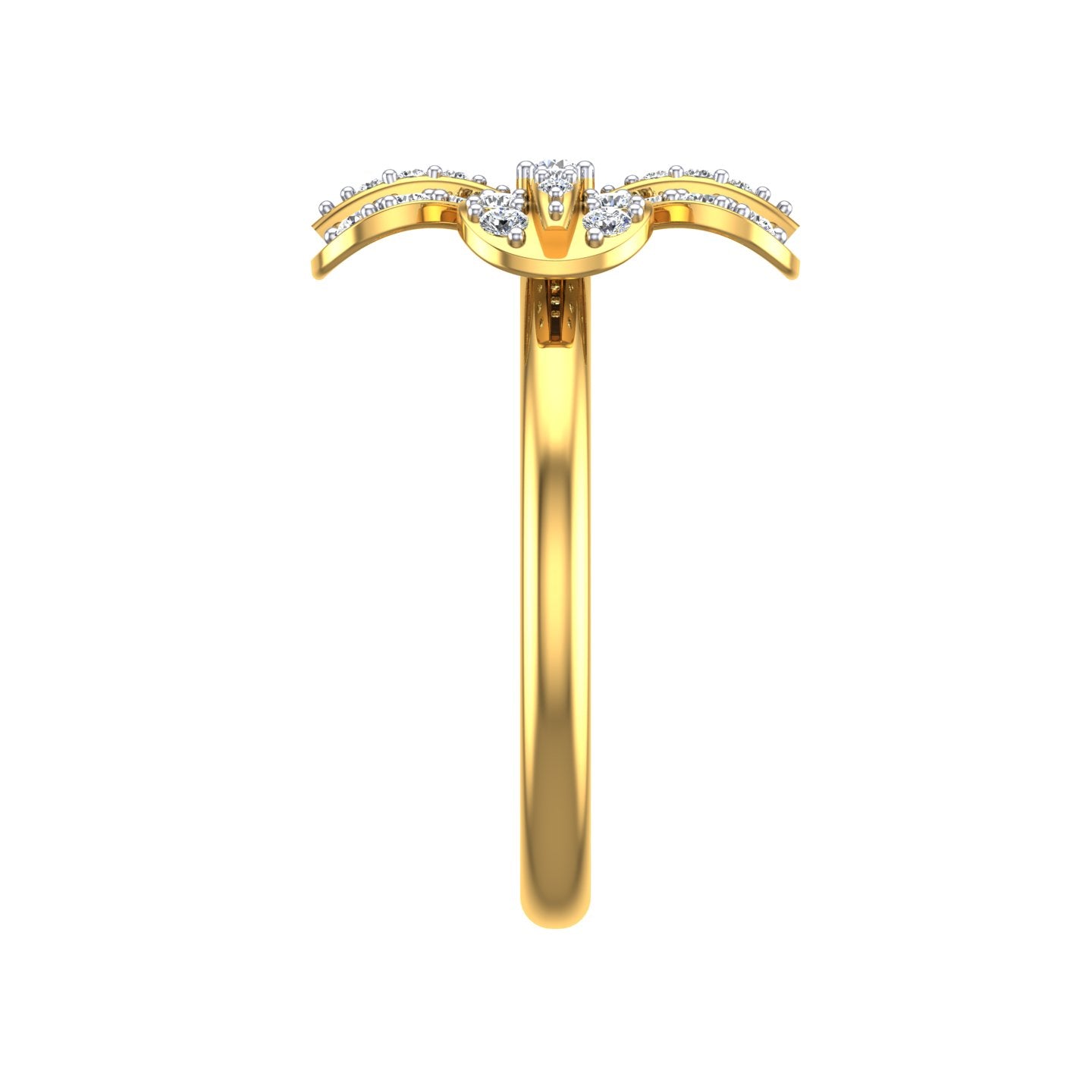 Regal Clover Diamond Ring