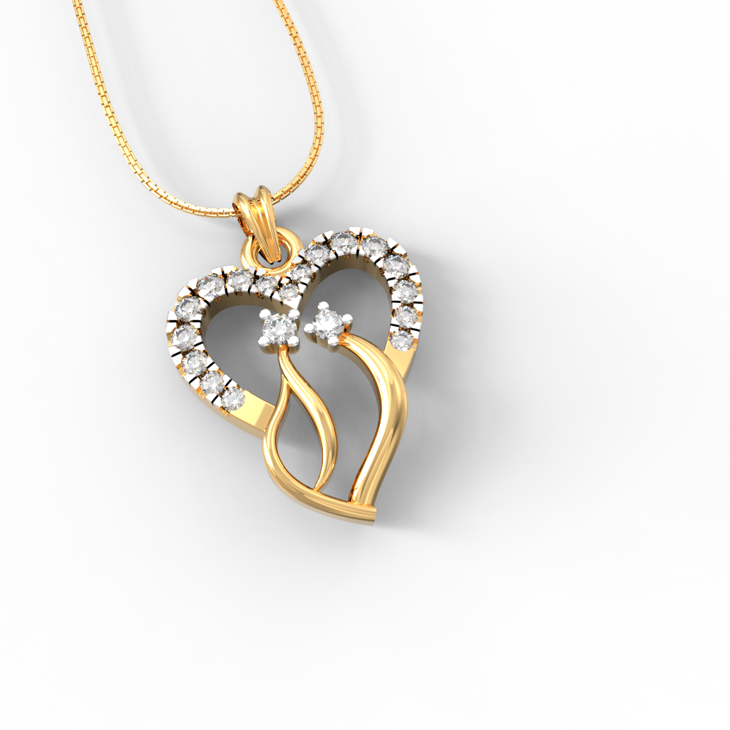 Diamond Heart Pendant