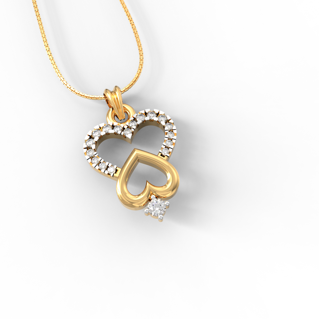 Heart-in-Heart Pendant