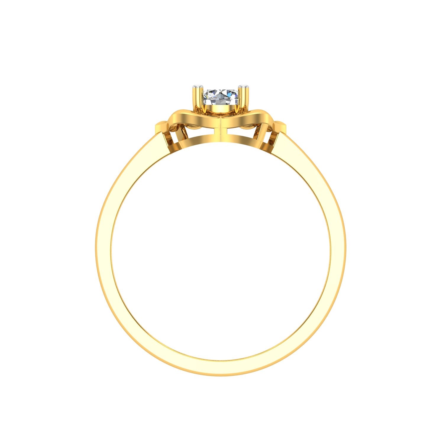 Octagon Radiance Diamond Ladies Ring