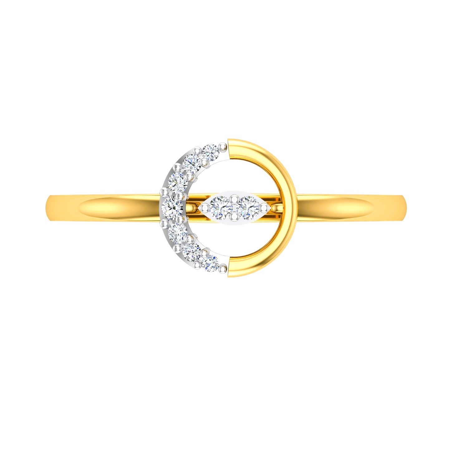 Moonlit Grace Diamond Ring