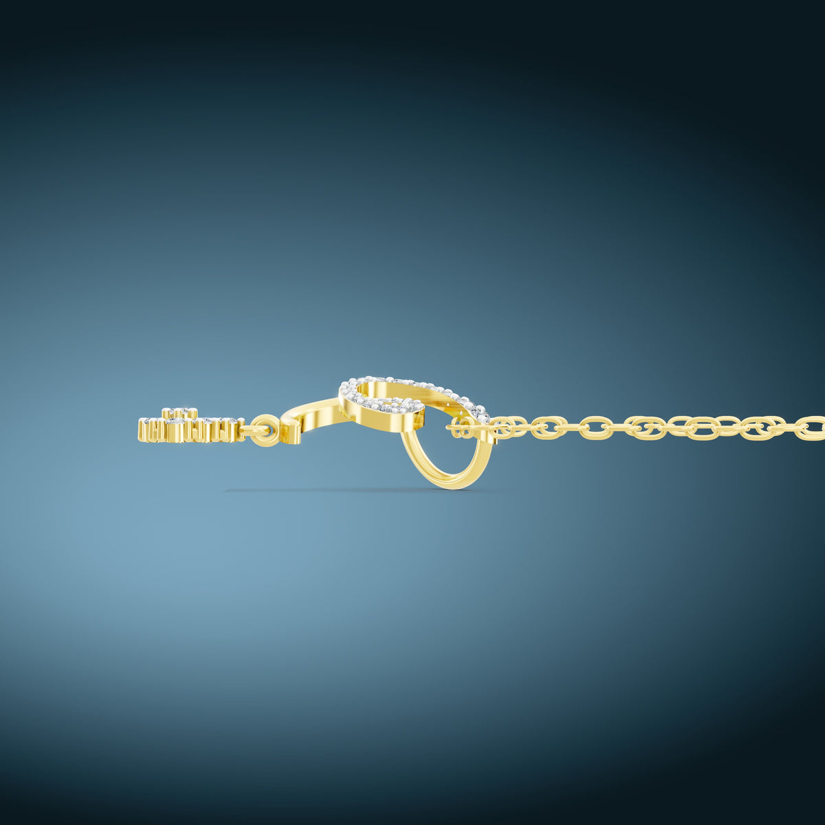 Aurora Bloom Diamond Pendant
