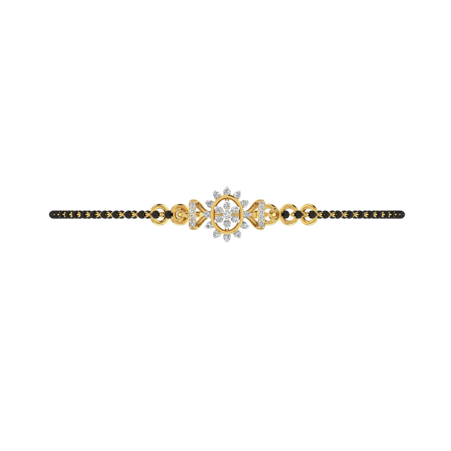 Black Beads Bracelet
