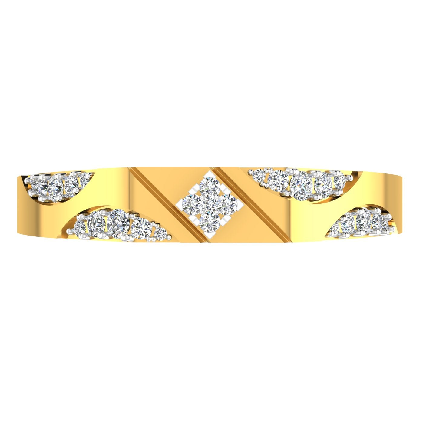 Celestial Curve Diamond Band
