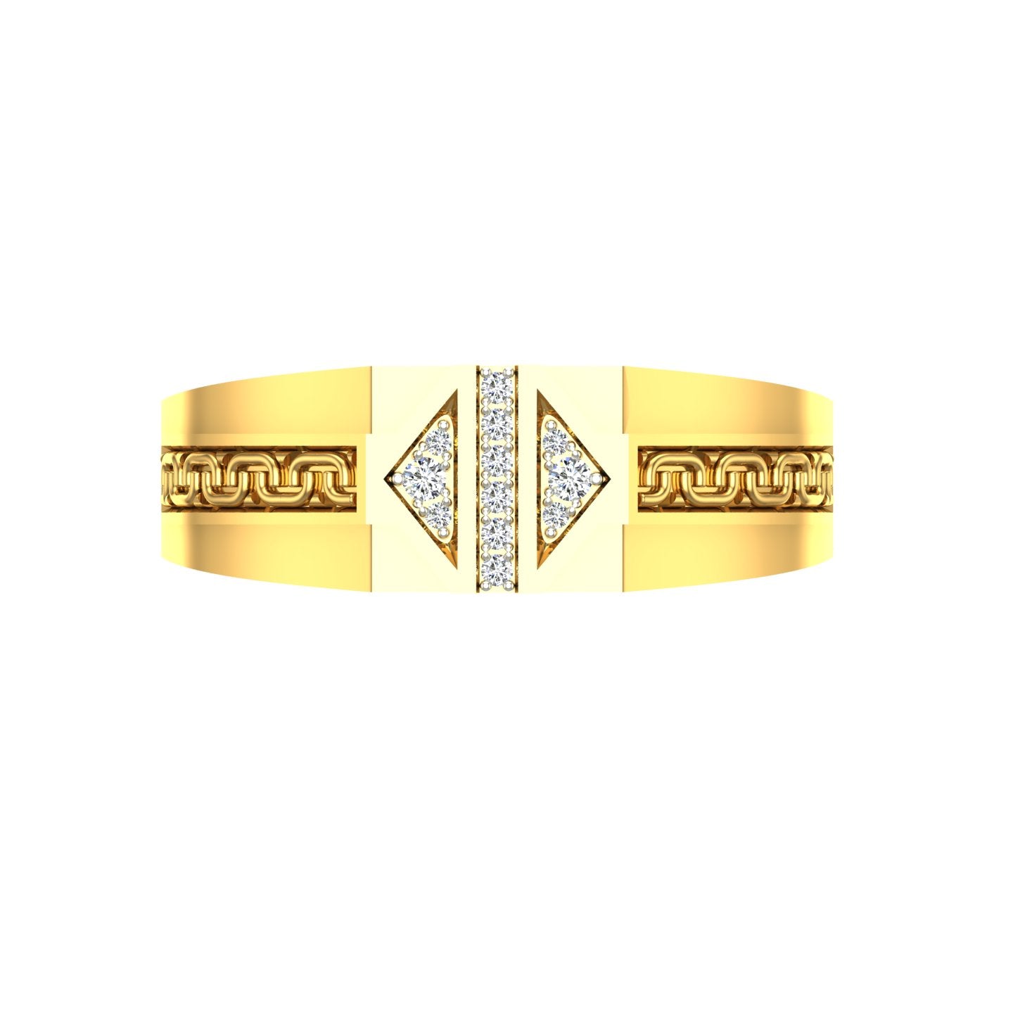 Infinity Link Diamond Band