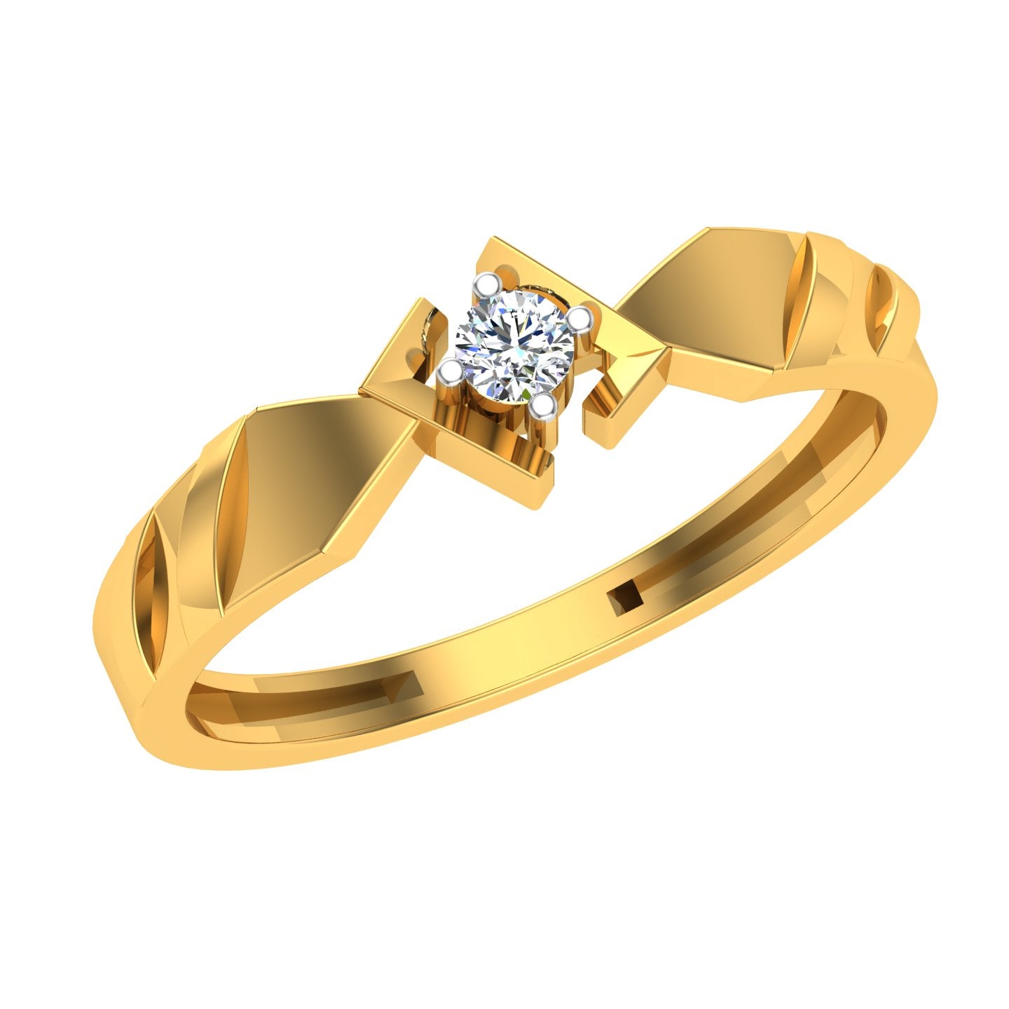 Apex Orbit Solitaire Ring