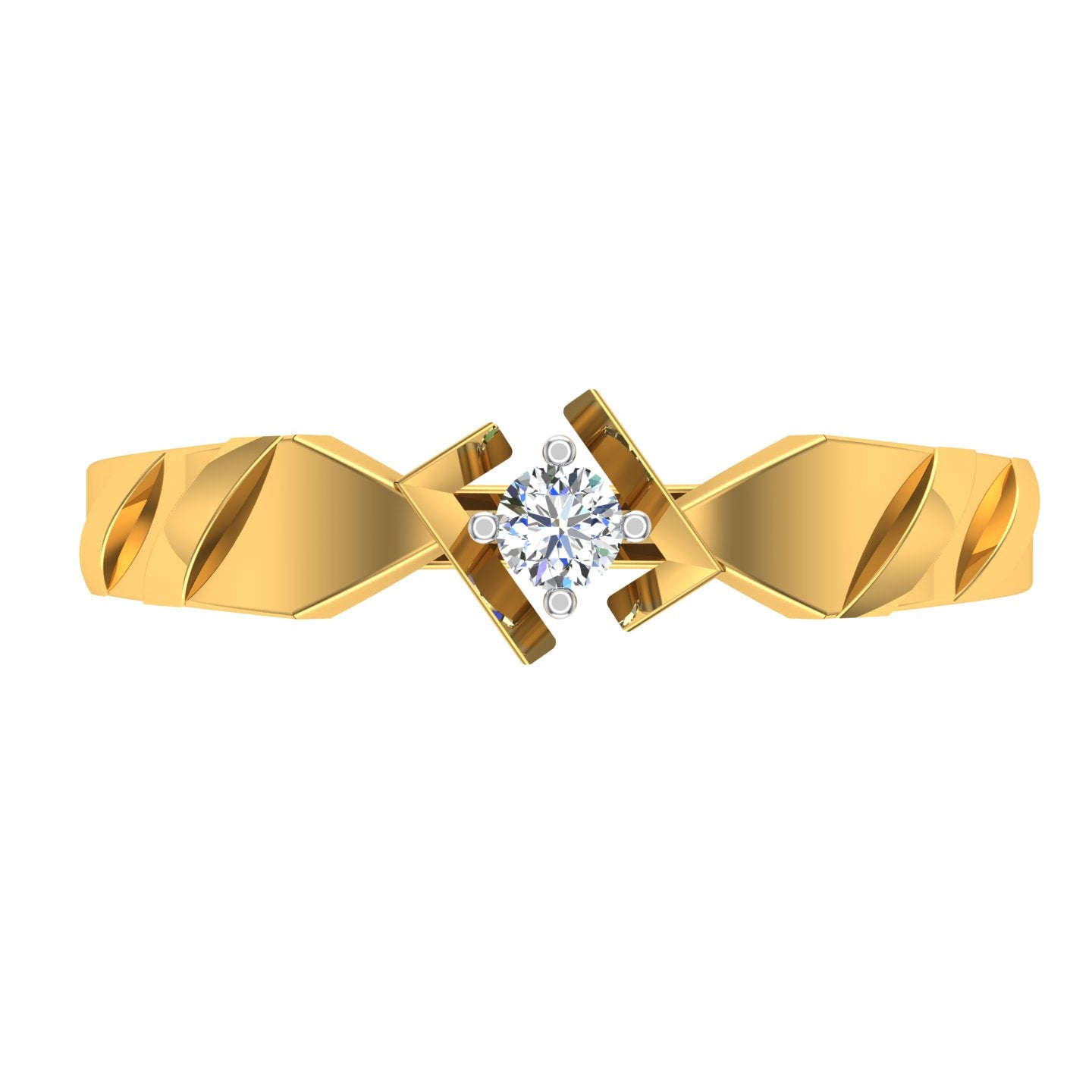 Apex Orbit Solitaire Ring