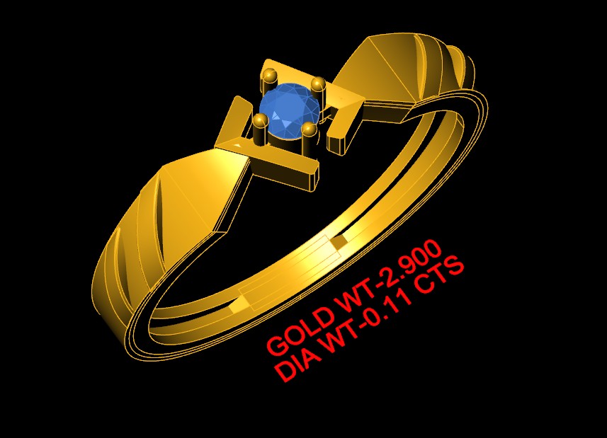 Apex Orbit Solitaire Ring