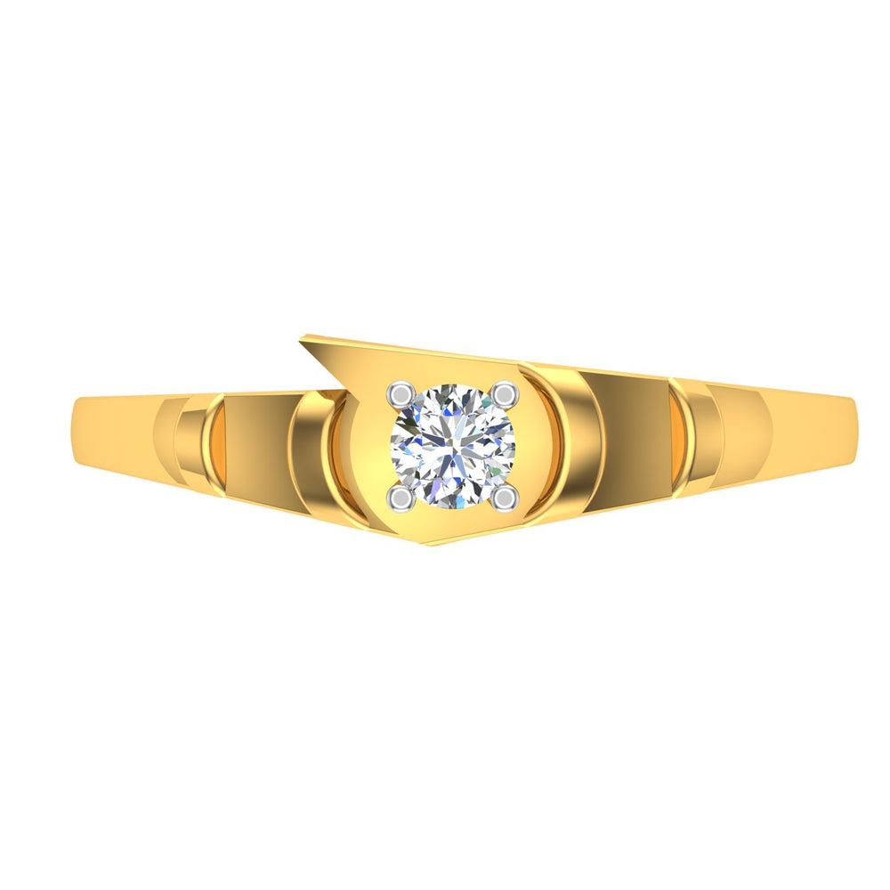 Orbit Arrow Solitaire Ring