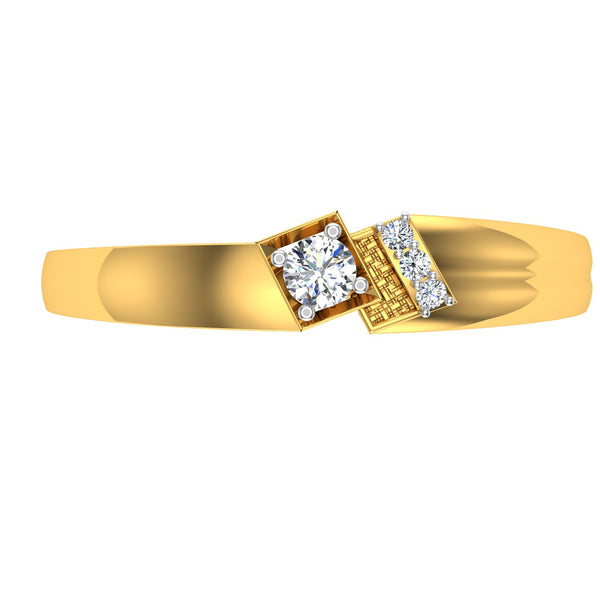 Regal Trio Solitaire Ring hover image