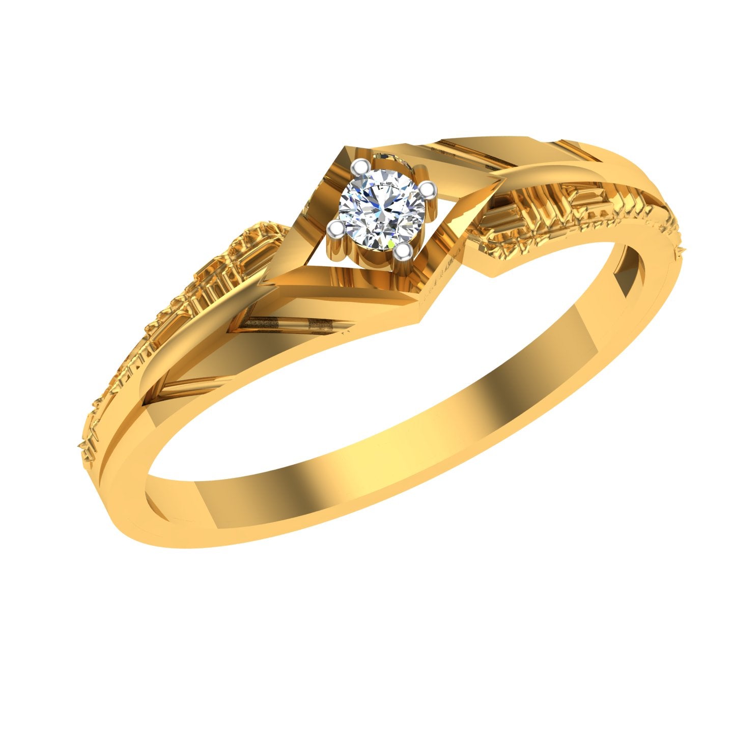 Infinity Apex Solitaire Ring