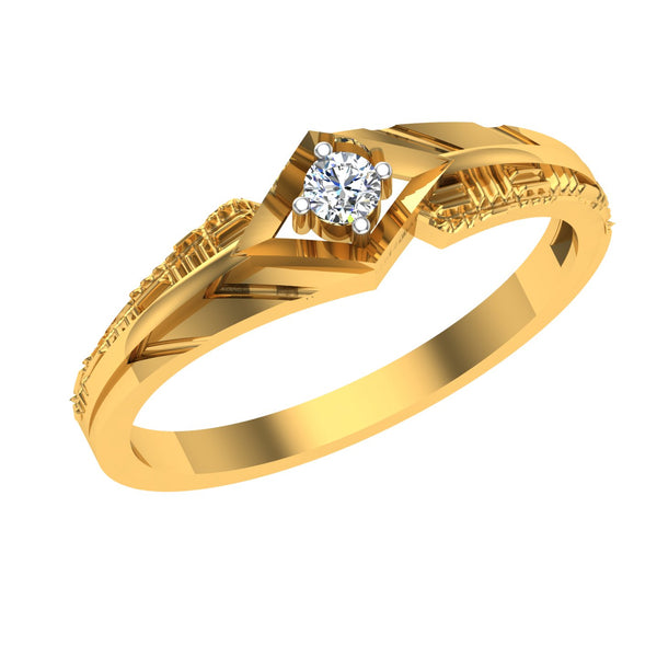 Infinity Apex Solitaire Ring