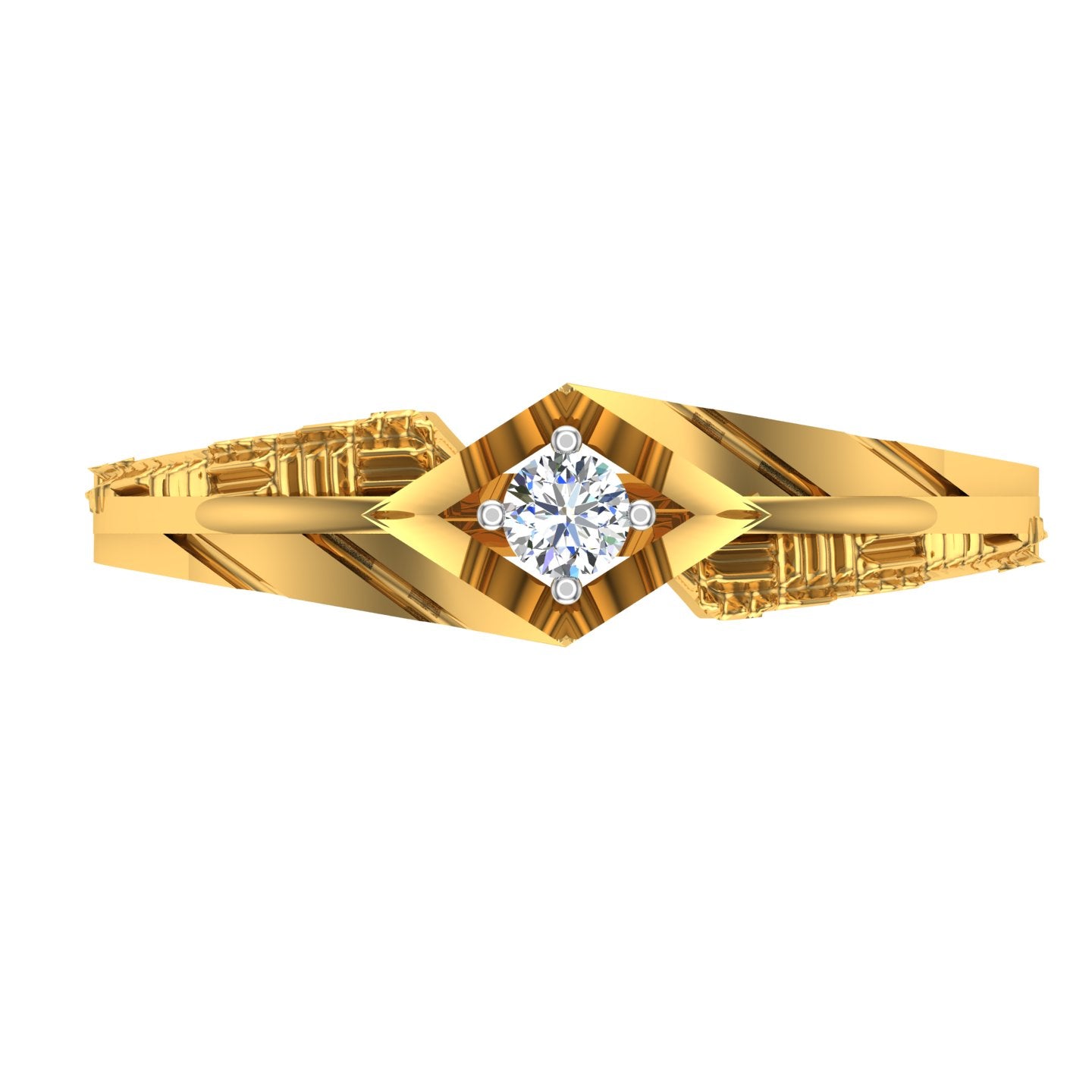 Infinity Apex Solitaire Ring