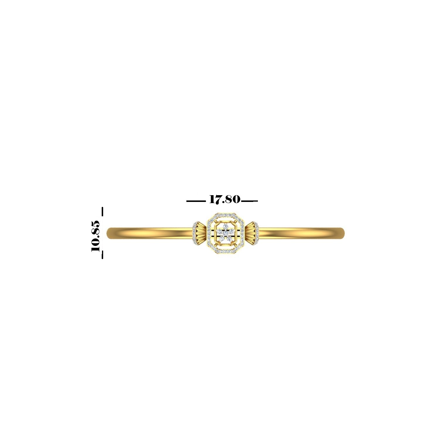oval-shaped bangle