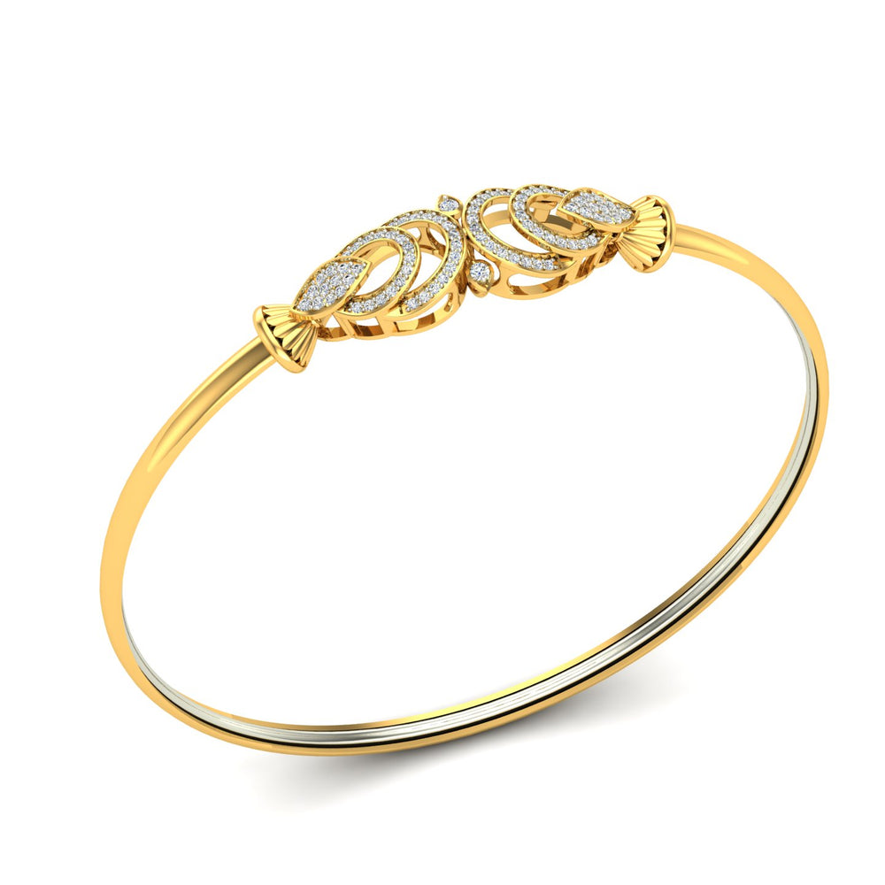 oval-shaped bangle