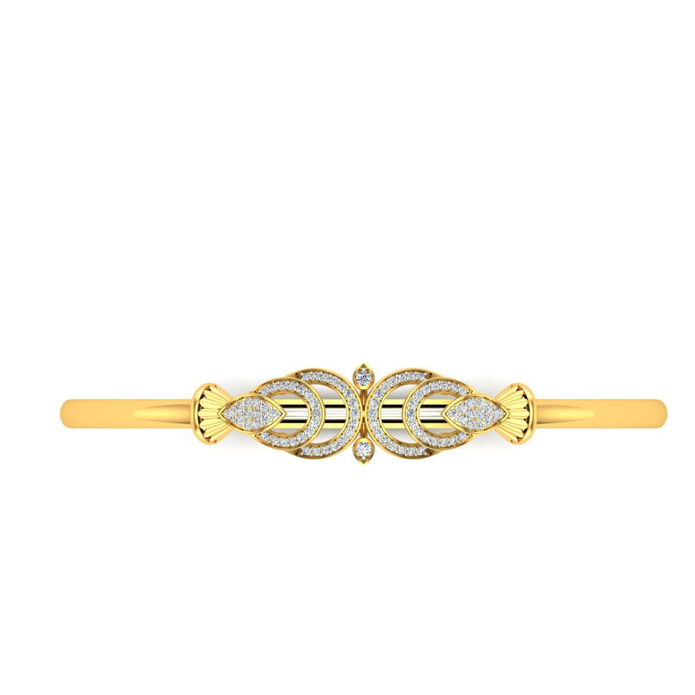 oval-shaped bangle