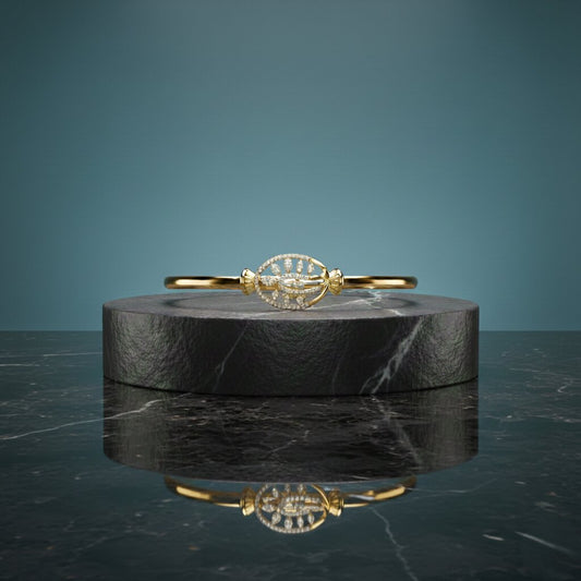 Lattice Bloom Bangle