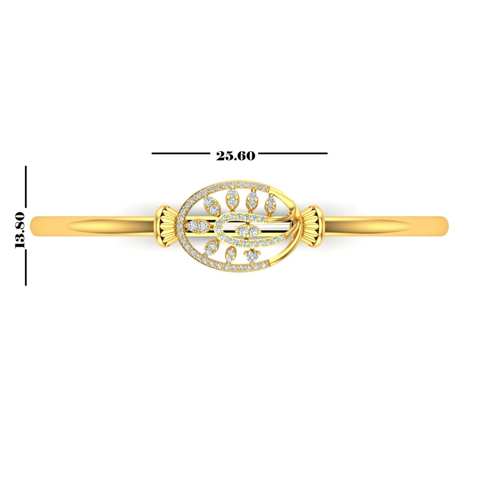 Lattice Bloom Bangle