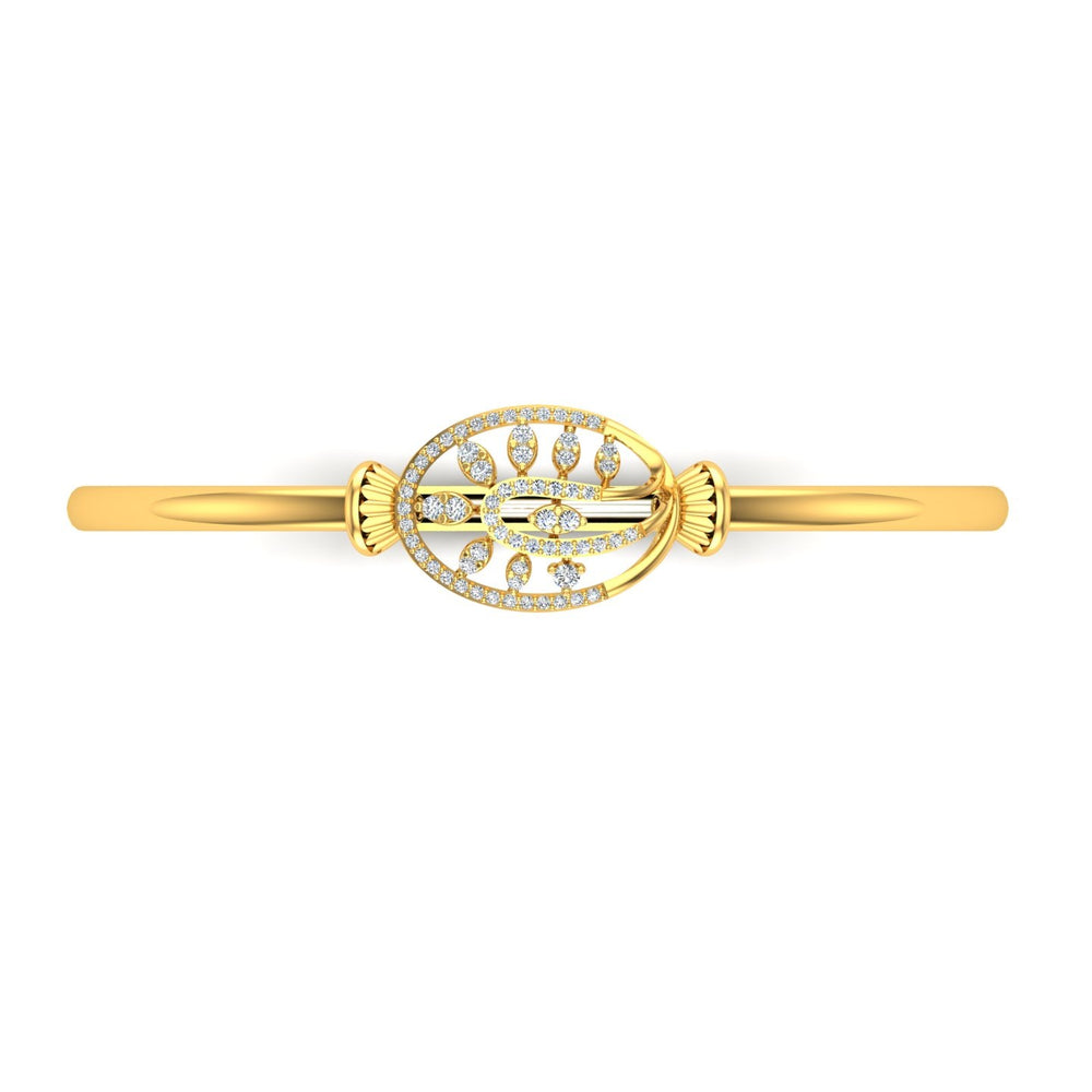 Lattice Bloom Bangle