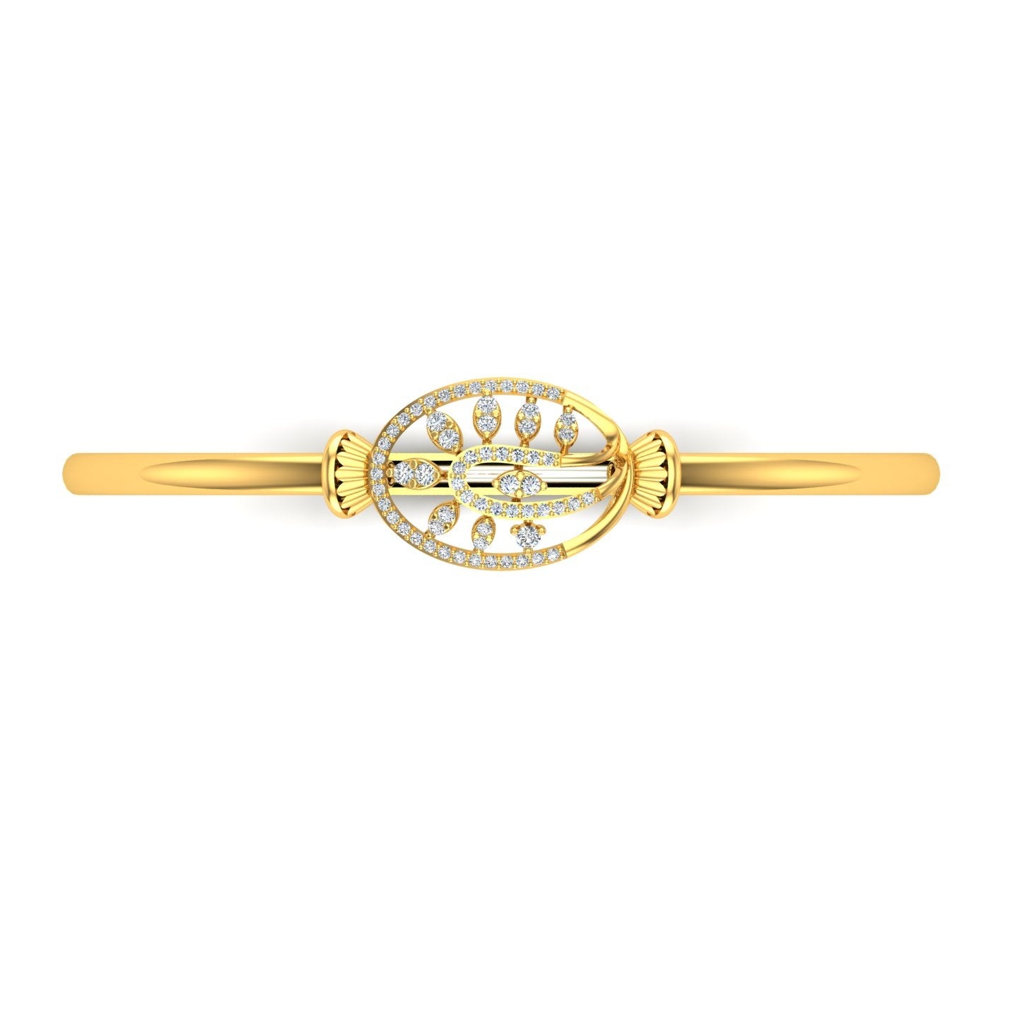 Lattice Bloom Bangle