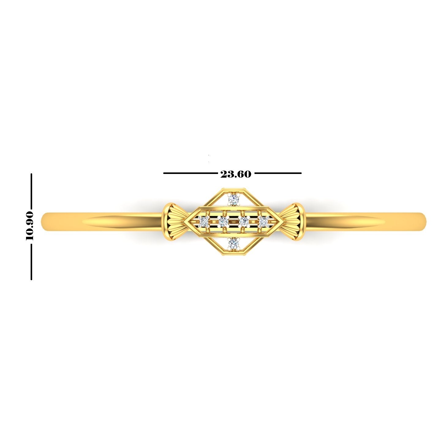 Fancy Diamond Bangle