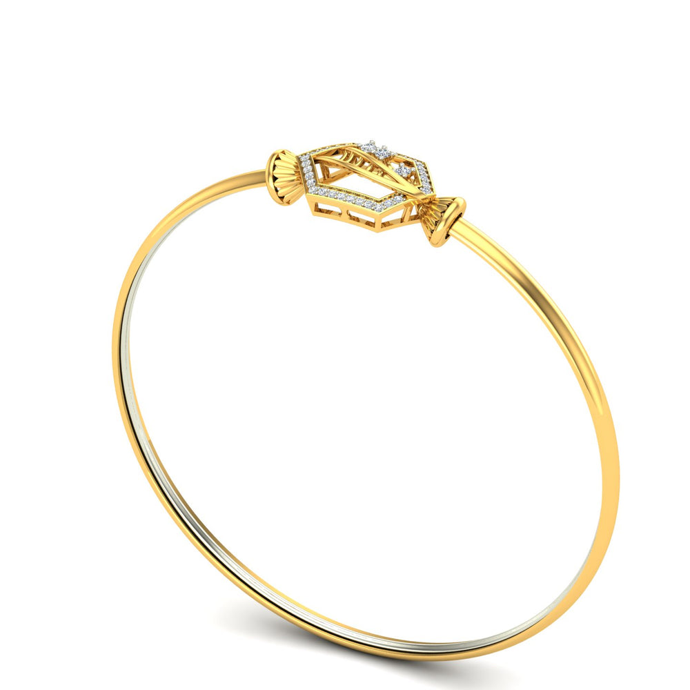 Hexa Crown Diamond Kada