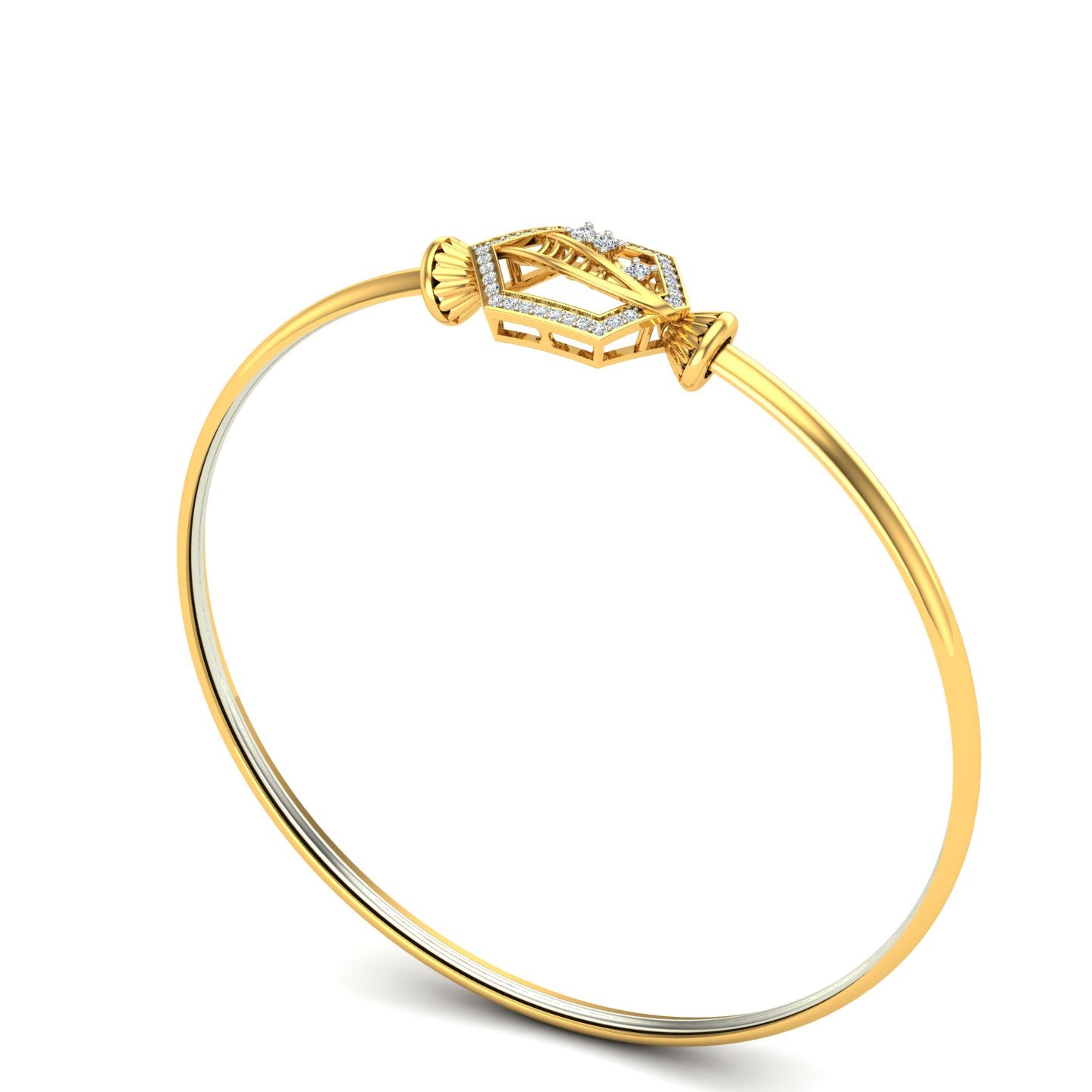 Hexa Crown Diamond Kada