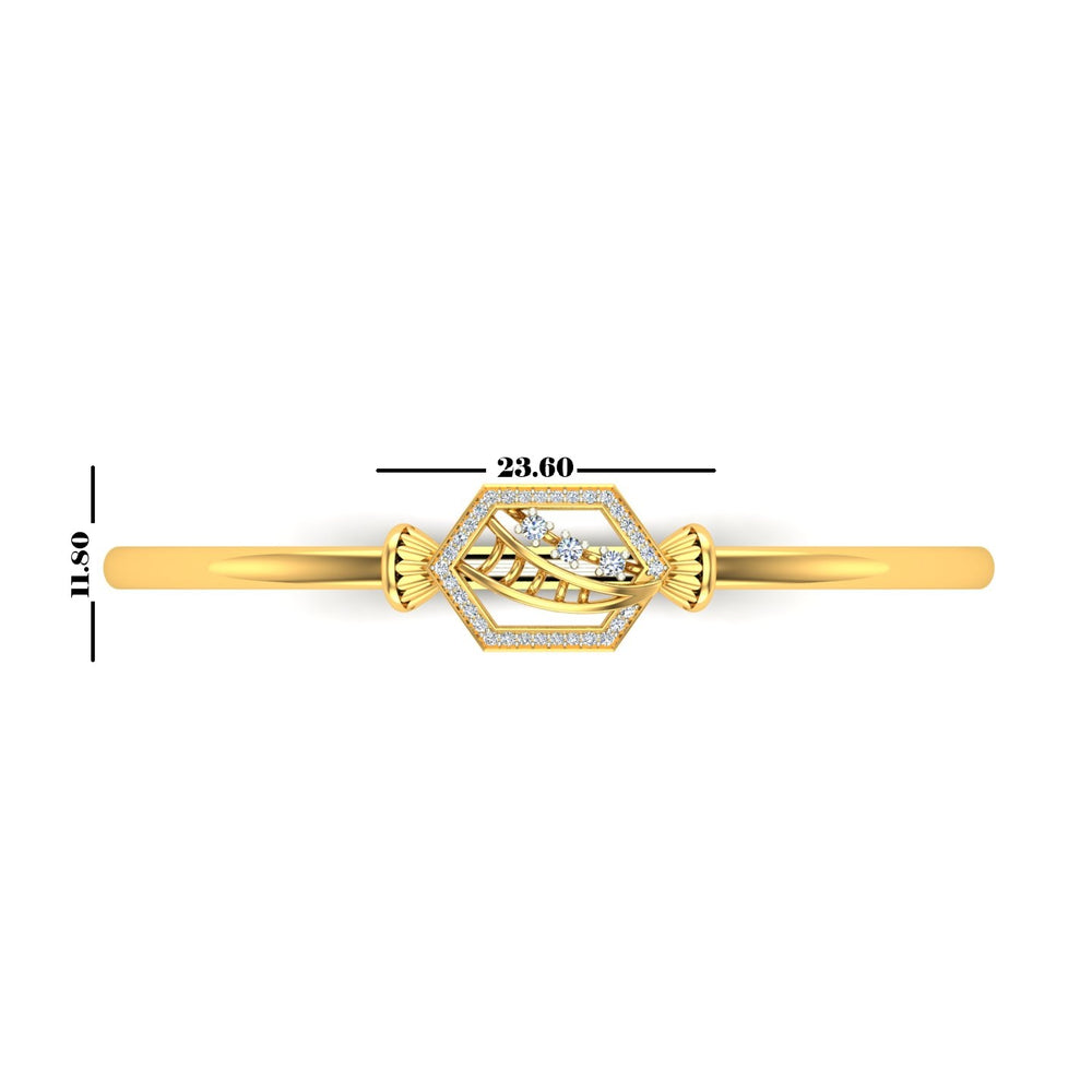 Hexa Crown Diamond Kada