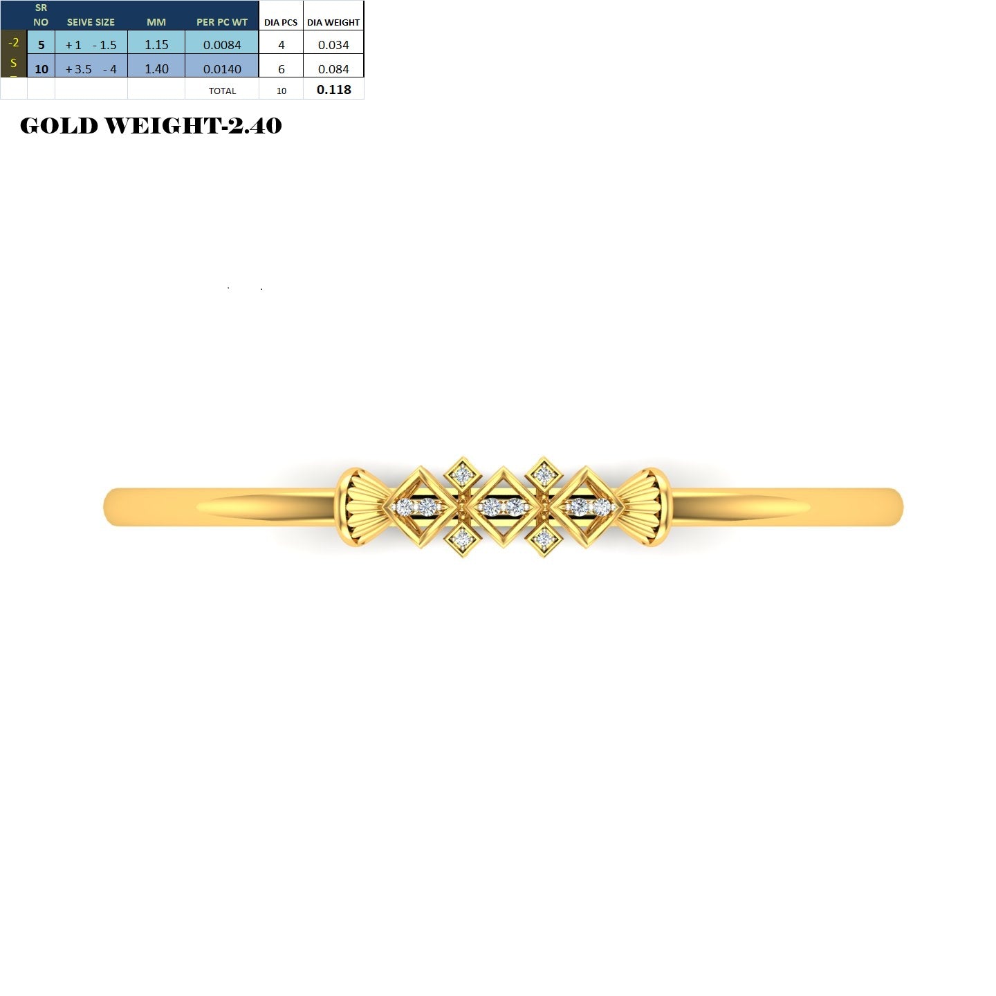 Diamond Weave Kada