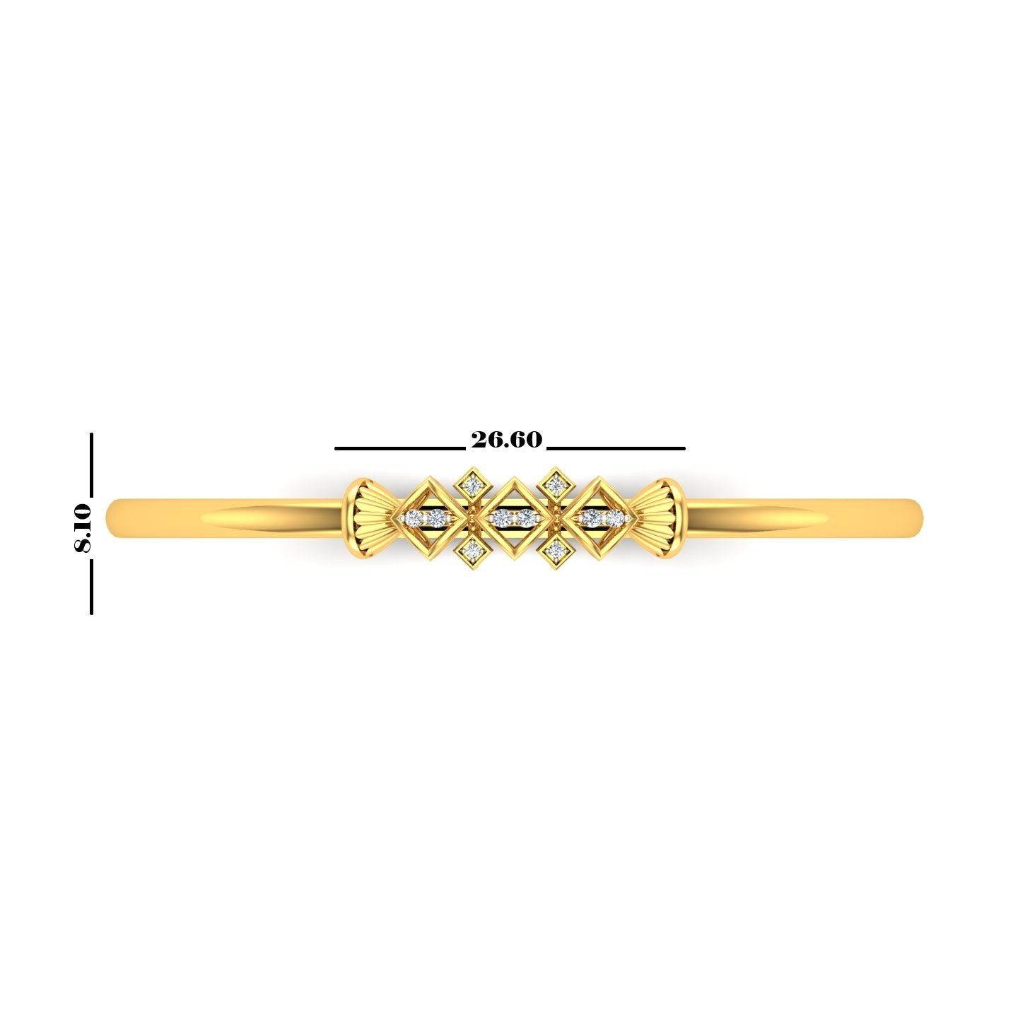 Diamond Weave Kada