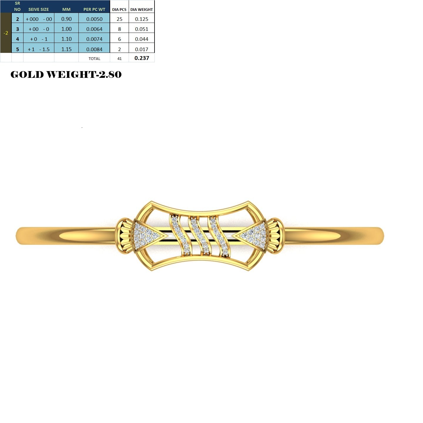 Royal Arch Diamond Kada