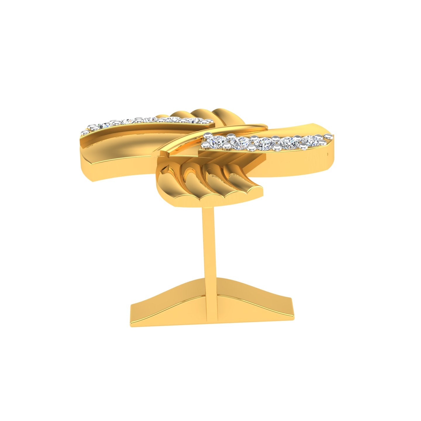Luxe Orbit Cross Cufflink