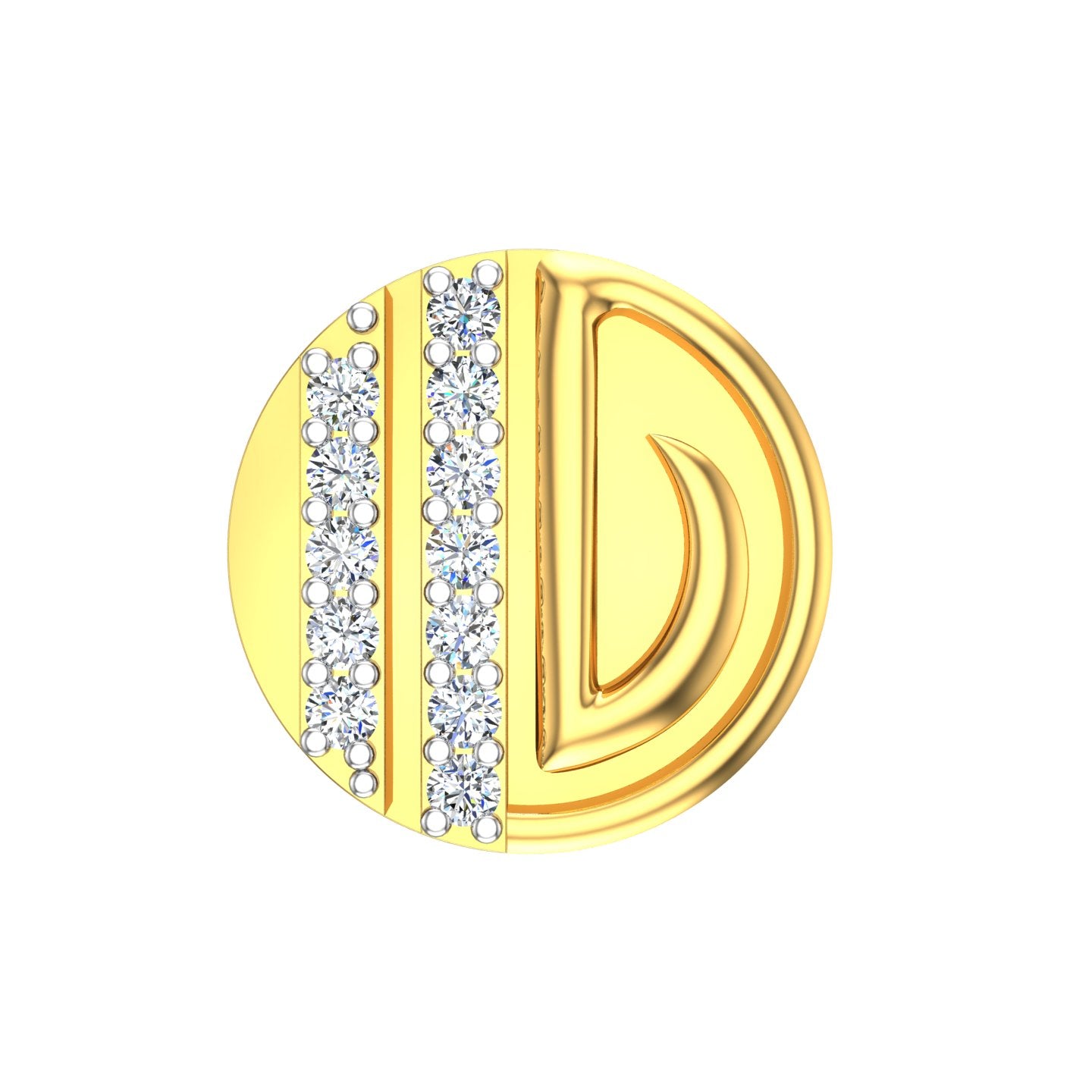 Imperial Crest Diamond Cufflink