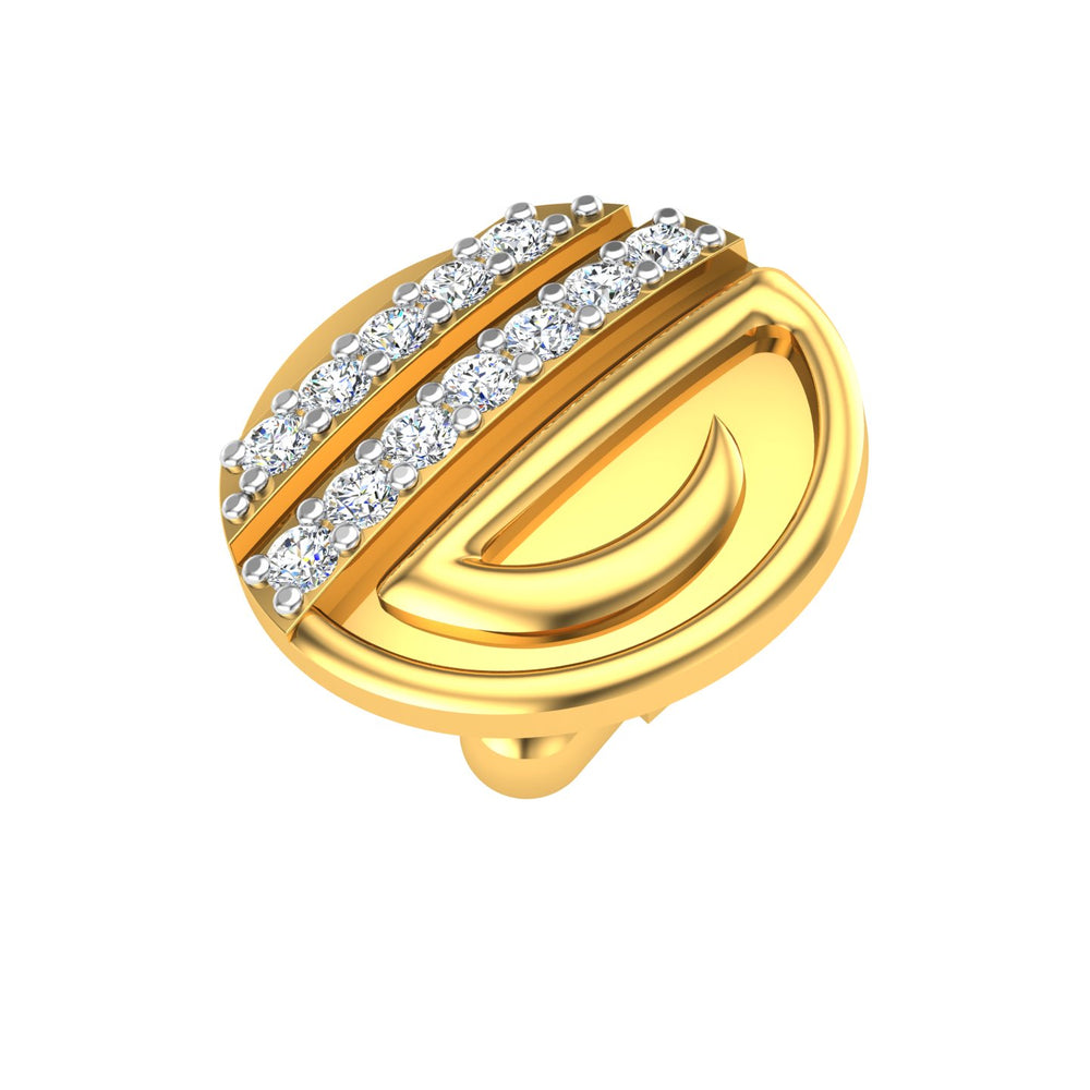 Imperial Crest Diamond Cufflink